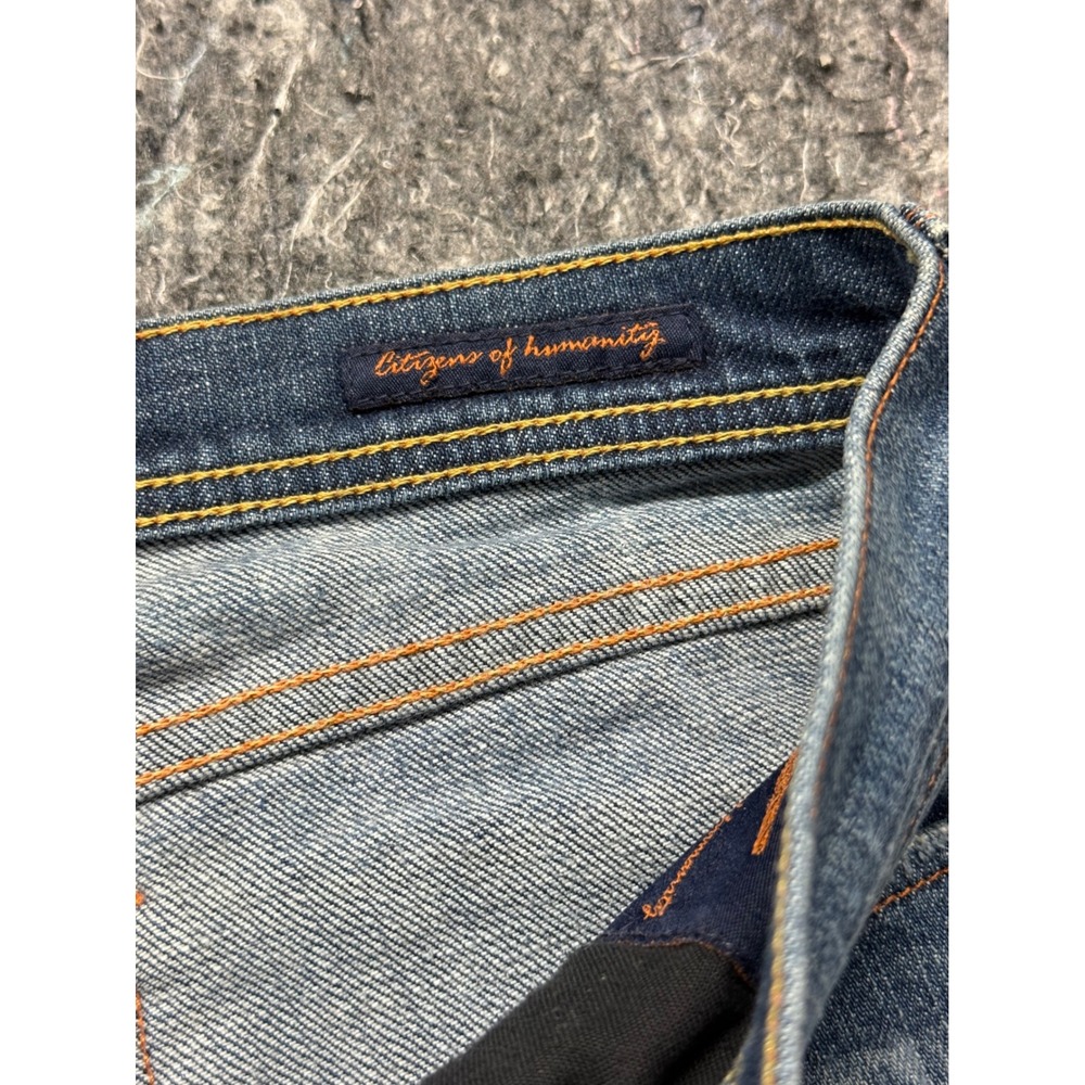 Citizens of Humanity Ingrid 002 Low Waist Flare Jeans Medium Wash Stretch 32x32 - Picture 11 of 15